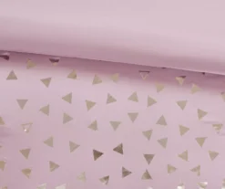 Nova Metallic Triangle Comforter Set -Hoover Sales Store 810590820 810590819 10