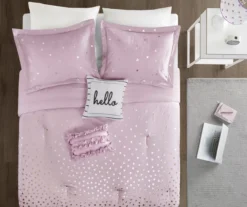 Nova Metallic Triangle Comforter Set -Hoover Sales Store 810590820 810590819 3