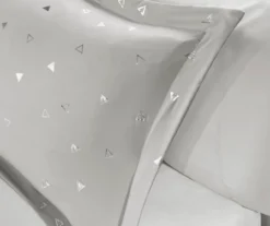Nova Metallic Triangle Comforter Set -Hoover Sales Store 810590824 810590823 810590818 4