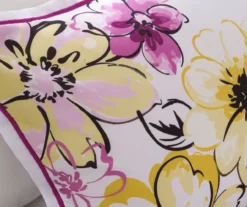 Skye White & Purple Floral Full/Queen 5-Piece Comforter Set 14 Skye White & Purple Floral Full/Queen 5-Piece Comforter Set -Hoover Sales Store 810590828 810590827 810590825 6 1