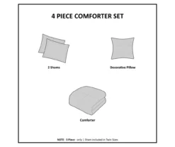 Lisa Aqua & Purple Pastel Watercolor Tie-Dye Full/Queen 4-Piece Comforter Set -Hoover Sales Store 810590866 810590865 810590864 810590863 12