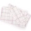 Red & White Windowpane Plaid King 4-Piece Microfiber Sheet Set