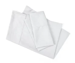 Light Gray Queen 4-Piece Microfiber Sheet Set