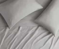Light Gray 600-Thread Count Pima Cotton Queen 4-Piece Sheet Set -Hoover Sales Store 810595439 810595440 810595711 810595713 A8 7 2