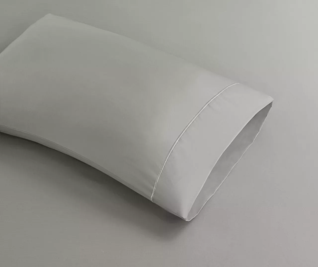 Light Gray 600-Thread Count Pima Cotton King 4-Piece Sheet Set 8 Light Gray 600-Thread Count Pima Cotton King 4-Piece Sheet Set - Image 8