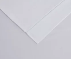 White 600-Thread Count Pima Cotton King 4-Piece Sheet Set -Hoover Sales Store 810595715 810595712 810595716 810595717 A8 9