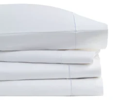 White 600-Thread Count Pima Cotton Queen 4-Piece Sheet Set -Hoover Sales Store 810595715 810595712 810595716 810595717 X0 6 1