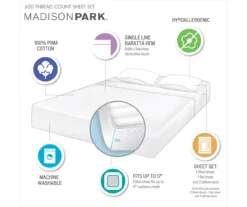 Gold 600-Thread Count Pima Cotton Queen 4-Piece Sheet Set -Hoover Sales Store 810595718 810595714 810595719 810595720 D0 12 1