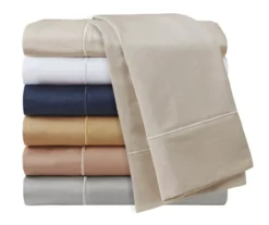 Gold 600-Thread Count Pima Cotton Queen 4-Piece Sheet Set -Hoover Sales Store 810595718 810595714 810595719 810595720 F0 11 1
