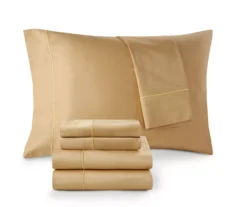 600-Thread Count Pima Cotton Sheet Set -Hoover Sales Store 810595718 810595714 810595719 810595720 X0 5