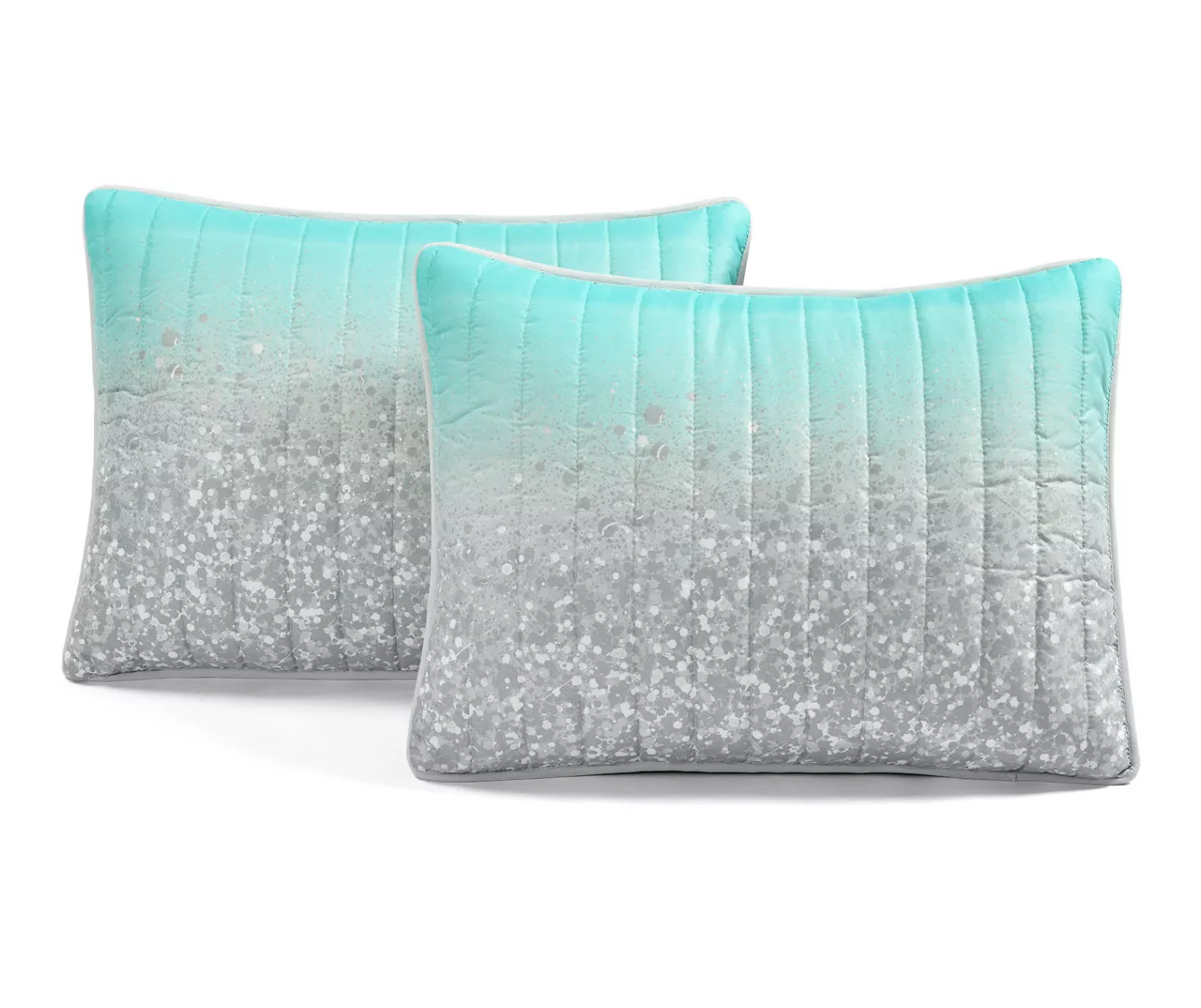 Lush Decor Glitter Ombre Print Quilt & Pillowcase Set 11 Lush Decor Glitter Ombre Print Quilt & Pillowcase Set - Image 11
