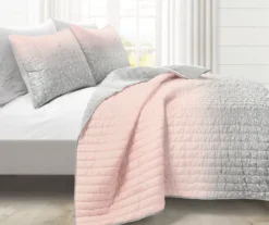 Lush Decor Glitter Ombre Print Quilt & Pillowcase Set 22 Lush Decor Glitter Ombre Print Quilt & Pillowcase Set -Hoover Sales Store 810595924 1