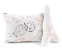 Lush Decor Blush & Gold Watercolor Rose Reversible Quilt Set -Hoover Sales Store 810595926 8