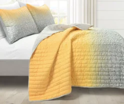 Lush Decor Glitter Ombre Print Quilt Set -Hoover Sales Store 810595932 1