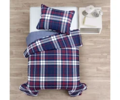 Lush Decor Grayson Farmhouse Navy & Red Plaid Reversible Quilt Set 18 Lush Decor Grayson Farmhouse Navy & Red Plaid Reversible Quilt Set -Hoover Sales Store 810595935 1