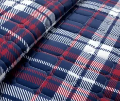 Lush Decor Grayson Farmhouse Navy & Red Plaid Reversible Quilt Set 20 Lush Decor Grayson Farmhouse Navy & Red Plaid Reversible Quilt Set -Hoover Sales Store 810595935 3