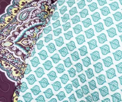 Lush Decor Harley Purple & Turquoise Paisley Arabesque Quilt Set 17 Lush Decor Harley Purple & Turquoise Paisley Arabesque Quilt Set -Hoover Sales Store 810595938 2