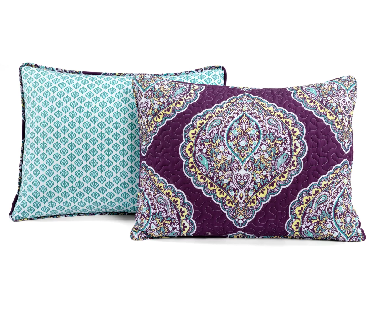 Lush Decor Harley Purple & Turquoise Paisley Arabesque Quilt Set 6 Lush Decor Harley Purple & Turquoise Paisley Arabesque Quilt Set - Image 6