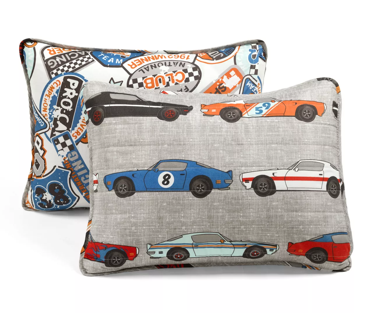 Lush Decor Beige Multi-Color Race Cars Quilt Set 8 Lush Decor Beige Multi-Color Race Cars Quilt Set - Image 8