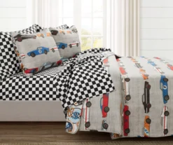 Lush Decor Beige Multi-Color Race Cars Quilt Set 25 Lush Decor Beige Multi-Color Race Cars Quilt Set -Hoover Sales Store 810595975 1
