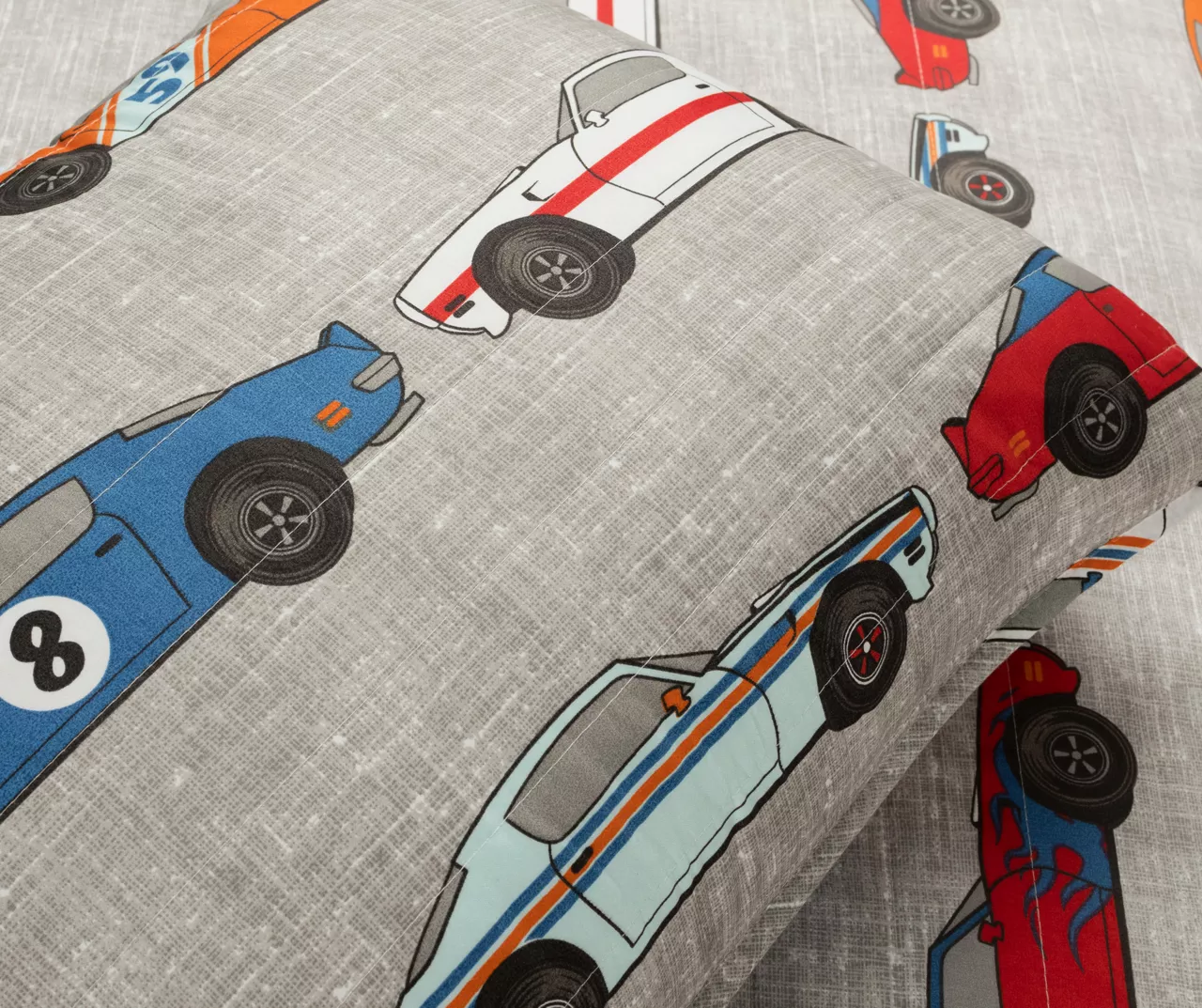 Lush Decor Beige Multi-Color Race Cars Quilt Set 13 Lush Decor Beige Multi-Color Race Cars Quilt Set - Image 13