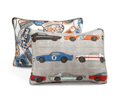 Lush Decor Beige Multi-Color Race Cars Quilt Set 30 Lush Decor Beige Multi-Color Race Cars Quilt Set -Hoover Sales Store 810595975 6