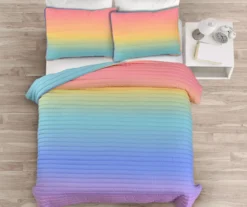 Lush Decor Rainbow Ombre Quilt Set -Hoover Sales Store 810595983 1