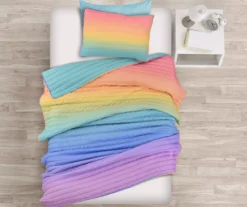 Lush Decor Rainbow Ombre Quilt Set -Hoover Sales Store 810595984 1
