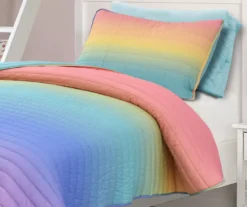 Lush Decor Rainbow Ombre Quilt Set -Hoover Sales Store 810595984 2
