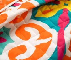 Lush Decor Orange & Turquoise Boho Floral Reversible Quilt Set 23 Lush Decor Orange & Turquoise Boho Floral Reversible Quilt Set -Hoover Sales Store 810596017 2