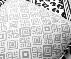 Lush Decor Black & White Animal Print Pattern Block Reversible Quilt Set -Hoover Sales Store 810596031 5