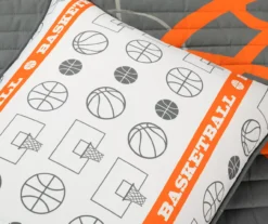 Lush Decor Basketball Reversible Quilt Set -Hoover Sales Store 810596043 6