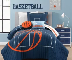 Lush Decor Basketball Reversible Quilt Set -Hoover Sales Store 810596044