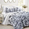 Lush Decor Tanisha Floral Reversible 5-Piece Quilt Set
