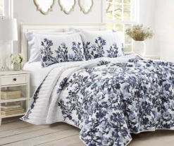 Lush Decor Tanisha Floral Reversible 5-Piece Quilt Set