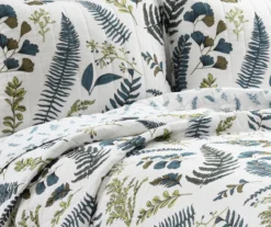 Lush Decor Devonia White & Green Botanical Reversible Cotton Quilt Set -Hoover Sales Store 810596064 2