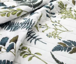 Lush Decor Devonia White & Green Botanical Reversible Cotton Quilt Set -Hoover Sales Store 810596064 3