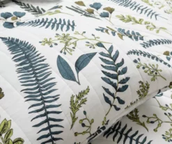 Lush Decor Devonia White & Green Botanical Reversible Cotton Quilt Set -Hoover Sales Store 810596065 5