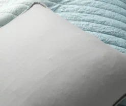 Blue & Gray Crinkle Ombre Full/Queen 3-Piece Quilt Set -Hoover Sales Store 810596077 5