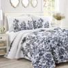 Lush Decor Tanisha Floral Reversible Quilt Set