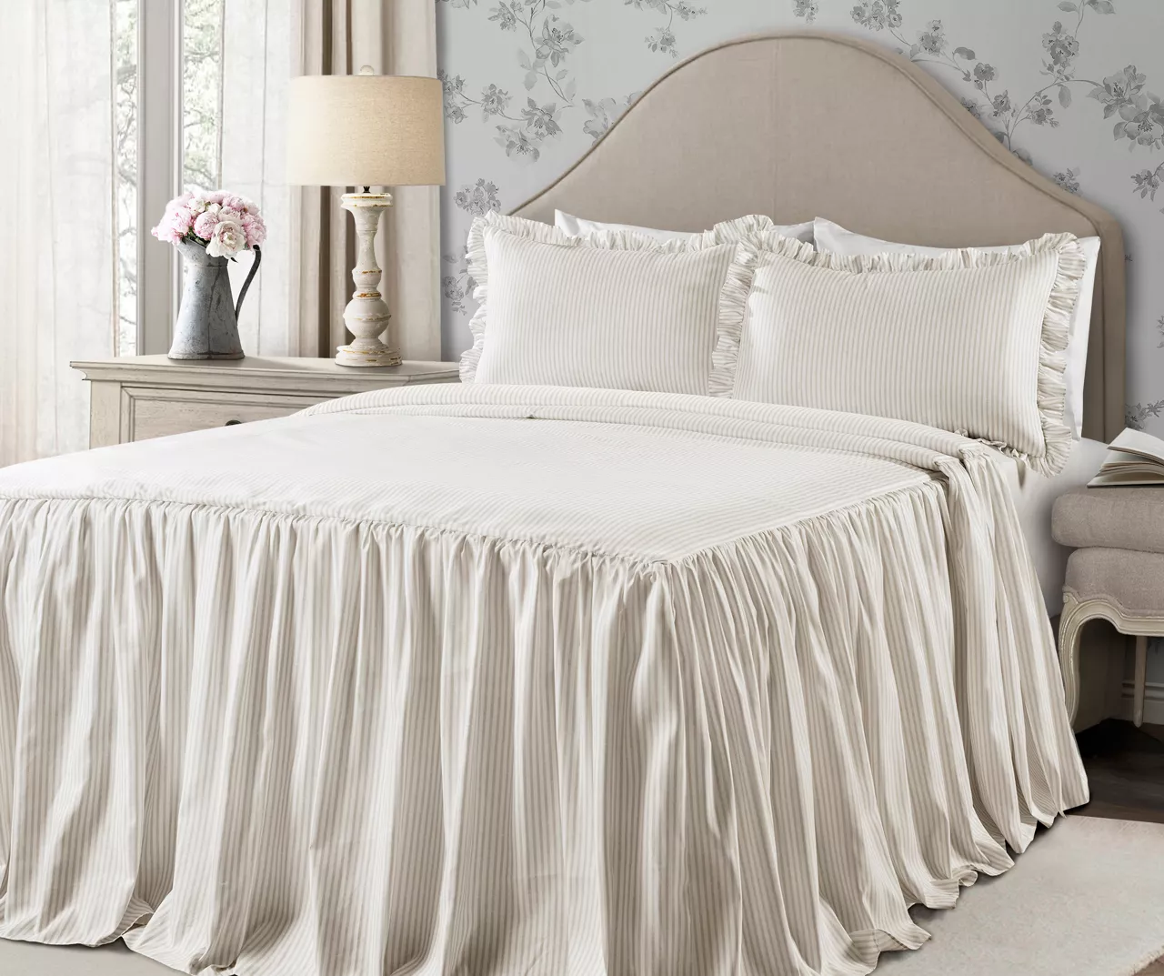 Lush Decor Pinstripe Bedspread Set 18 Lush Decor Pinstripe Bedspread Set - Image 18