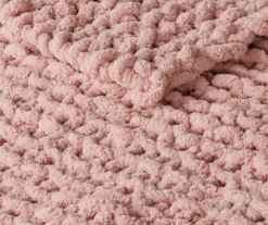 Chunky-Knit Handmade Throw, (50" X 60") -Hoover Sales Store 810598138 4