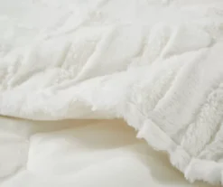 Polar Patchwork Stripe Plush Throw, (50" X 60") -Hoover Sales Store 810598143 3