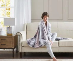 Marselle Stripe Oversize Faux Fur Throw, (60" X 70") 31 Marselle Stripe Oversize Faux Fur Throw, (60" X 70") -Hoover Sales Store 810598163 2