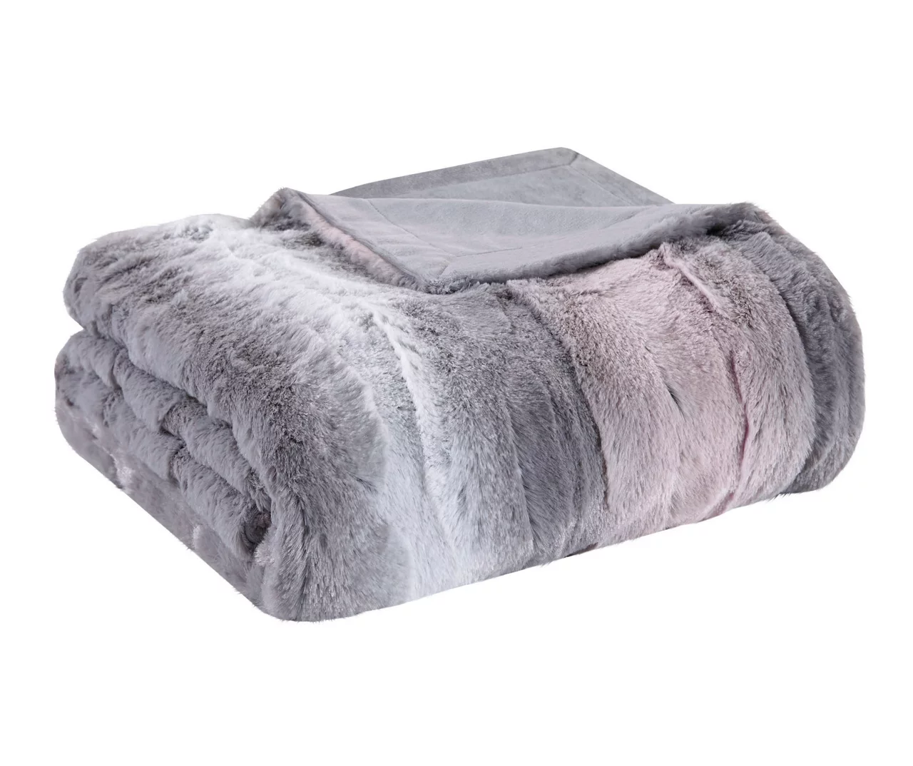 Marselle Stripe Oversize Faux Fur Throw, (60" X 70") 14 Marselle Stripe Oversize Faux Fur Throw, (60" X 70") - Image 14