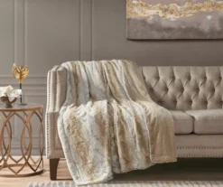 Marselle Stripe Oversize Faux Fur Throw, (60" X 70") 24 Marselle Stripe Oversize Faux Fur Throw, (60" X 70") -Hoover Sales Store 810598165 1