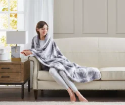 Marselle Stripe Oversize Faux Fur Throw, (60" X 70") 25 Marselle Stripe Oversize Faux Fur Throw, (60" X 70") -Hoover Sales Store 810598169 2