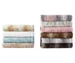 Marselle Stripe Oversize Faux Fur Throw, (60" X 70") 30 Marselle Stripe Oversize Faux Fur Throw, (60" X 70") -Hoover Sales Store 810598169 7