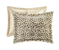 Marselle Leopard Print Faux Fur 4-Piece Comforter Set 21 Marselle Leopard Print Faux Fur 4-Piece Comforter Set -Hoover Sales Store 810598172 810598173 3