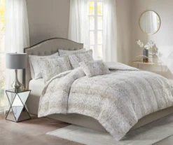 Marselle Leopard Print Faux Fur 4-Piece Comforter Set 28 Marselle Leopard Print Faux Fur 4-Piece Comforter Set -Hoover Sales Store 810598174 810598175 2